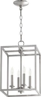 Cuboid 4 Light Transitional Small Pendant by Quorum - 6731-4-6