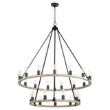 Paxton 24 Light Oversized 2 Tier Chandelier by Bailey Street Home - 183-BEL-1016083