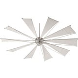 Mykonos Ceiling Fan in Soft style 92 inches wide by Quorum  - 69210