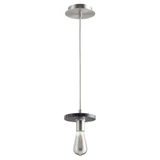 1 Light Mini Pendant 5.63 Inch Tall by Quorum - 822-Marble