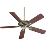 Pinnacle Ceiling Fan 52 inches wide by 12.6 inches high by Quorum  - 91525