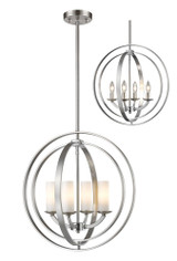 Ashling 4 Light Pendant 19.88 Inches Wide by 20.63 Inches High by Z-Lite - 6002-4S