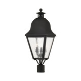 Melrose Loan 3 Light Outdoor Post Top Lantern 10.5 x 27.5 Inches by BSH - 218-BEL-189843
