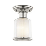Davidson Row 1 Light 5.5 Inch Wide Flush Mount by Bailey Street Home - 218-BEL-522703