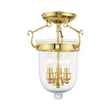 Warrington South 3 Light 14 Inch Length Flush Mount by Bailey Street Home - 218-BEL-1029761
