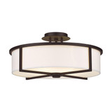 Red House Rise 4 Light 19 Inch Wide Semi Flush Mount by Bailey Street Home - 218-BEL-476987