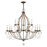 Brookfield Spinney 15 Light Oversized Chandelier by Bailey Street Home - 218-BEL-1029797