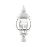 Front Close 4 Light Outdoor Post Top Lantern 11.5 x 27.5 Inches by BSH - 218-BEL-190319