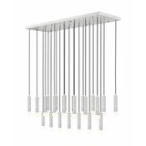 Grebe Side 23 Light Linear Chandelier 11 Inch Tall and 18 Inch Wide by BSH - 372-BEL-1374820