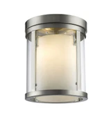 Browns Maltings 3 Light 9 Inch Wide Flush Mount by Bailey Street Home - 372-BEL-464562