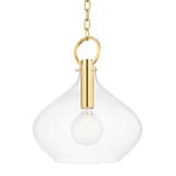 Lina 1 Light Large Pendant by Hudson Valley - BKO253