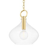 Lina 1 Light Large Pendant by Hudson Valley - BKO253