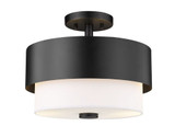 Woodpecker Hill 2 Light 13 Inch Wide Semi Flush Mount by BSH - 372-BEL-1298339
