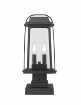 Links By Pass 2 Light Small Outdoor Square Pier Mount by Bailey Street Home - 372-BEL-856857