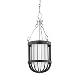 Landon 1 Light Medium Pendant by Hudson Valley - BKO302