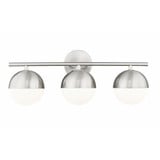 Meadowhead Terrace 3 Light Bath Vanity 9.75 Inch Tall and 24 Inch Wide by BSH - 372-BEL-1365444