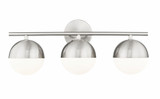 Meadowhead Terrace 3 Light Bath Vanity 9.75 Inch Tall and 24 Inch Wide by BSH - 372-BEL-1365444