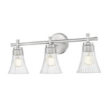 Moorside Celyn 3 Light Bath Vanity 10 Inch Tall and 24 Inch Wide by BSH - 372-BEL-1374924