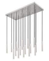Victoria Haven 85W 17 LED Linear Chandelier 12 Inch Tall and 18 Inch Wide by BSH - 372-BEL-1365455