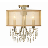 Arnprior Street 3 Light 14 Inch Wide Semi Flush Mount by Bailey Street Home - 49-BEL-430219
