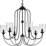 Bowman 6 Light Large Chandelier by Progress - P400195
