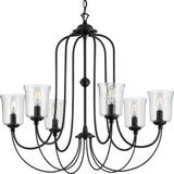 Bowman 6 Light Large Chandelier by Progress - P400195