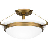 Elderwood 2 Light 15 Inch Wide Semi Flush Mount by Quoizel - QSF5581