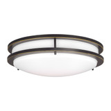 Wick Hollow - 14.5 Inch 23W 1 LED Medium Flush Mount - 73-BEL-1001875