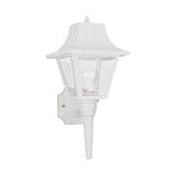 One Light Outdoor Wall Lantern In Black With Clear Beveled Acrylic Made Of Polypropylene-Size W8 H17 1/2 E8 1/2 - 73-BEL-1001964