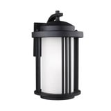 One Light Cylinder Outdoor Dark Sky Medium Wall Lantern - Mission Style Porch Light - 73-BEL-1001967