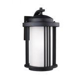 One Light Cylinder Outdoor Dark Sky Medium Wall Lantern - Mission Style Porch Light - 73-BEL-1001967