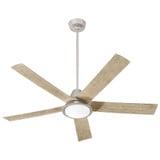Langley Bottom 56 Inch 24W 1 LED 5 Blade Ceiling Fan with Light Kit by BSH - 766-BEL-1083858