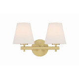 2 Light Vanity Light 15.75 Inch Wide by Bailey Street Home - 776-BEL-1332742