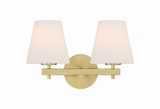 2 Light Vanity Light 15.75 Inch Wide by Bailey Street Home - 776-BEL-1332742