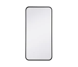 Lytton By Pass 36 Inch Soft Corner Rectangular Mirror by Bailey Street Home - 779-BEL-1302043