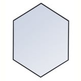 Etterby Lea Grove Hexagon Mirror 40 X 30 Inch Wide by Bailey Street Home - 779-BEL-1302019