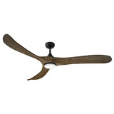 Edwin Common 3 Blade Ceiling Fan with Light Kit 72 Inches Wide by BSH - 81-BEL-1320133