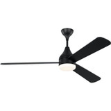 Maltings Rowans 3 Blade Ceiling Fan With Light Kit 60 Inches Wide by BSH - 96-BEL-1107122