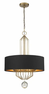 Pen-An-Gwel - 6 Light Pendant-34.75 Inches Tall and 24 Inches Wide - 109-BEL-1287521
