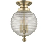 Dixon Wood Close 3 Light 10 Inch Wide Flush Mount by Bailey Street Home - 116-BEL-2120788