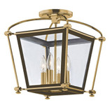 Argosy Lane 1 Light 12.75 Inch Wide Semi Flush Mount by Bailey Street Home - 116-BEL-817017