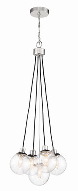 Kelham Gardens - Five Light Pendant in Transitional Style - 14.75 inches wide by 39.25 inches high - 139-BEL-990894