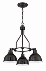 Mariners Drift - Three Light Chandelier - 22 inches wide by 22 inches high - 139-BEL-2336470