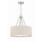 Rosehill Ground - 3 Light Pendant In Traditional Style-19 Inches Tall and 18.13 Inches Wide - 139-BEL-1274837