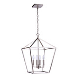 Flynt II - 4 Light Foyer In Transitional Style-23.38 Inches Tall and 16 Inche Wide - 139-BEL-1116879