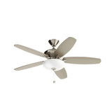 Latimer Quadrant 5 Blade Ceiling Fan with Light Kit 52 Inches Wide by BSH - 147-BEL-330161