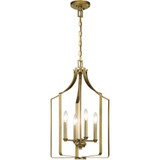 Newmarket Estate 4 Light Small Chandelier by BSH 147-BEL-3329944 - 147-BEL-3329944