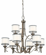 Bentinck Mount 9 Light Oversized Chandelier by Bailey Street Home - 147-BEL-553126