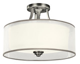 Bentinck Mount 3 Light 15 Inch Wide Semi Flush Mount by Bailey Street Home - 147-BEL-553118