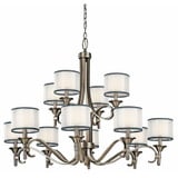 Bentinck Mount 12 Light Oversized Chandelier by Bailey Street Home - 147-BEL-553124